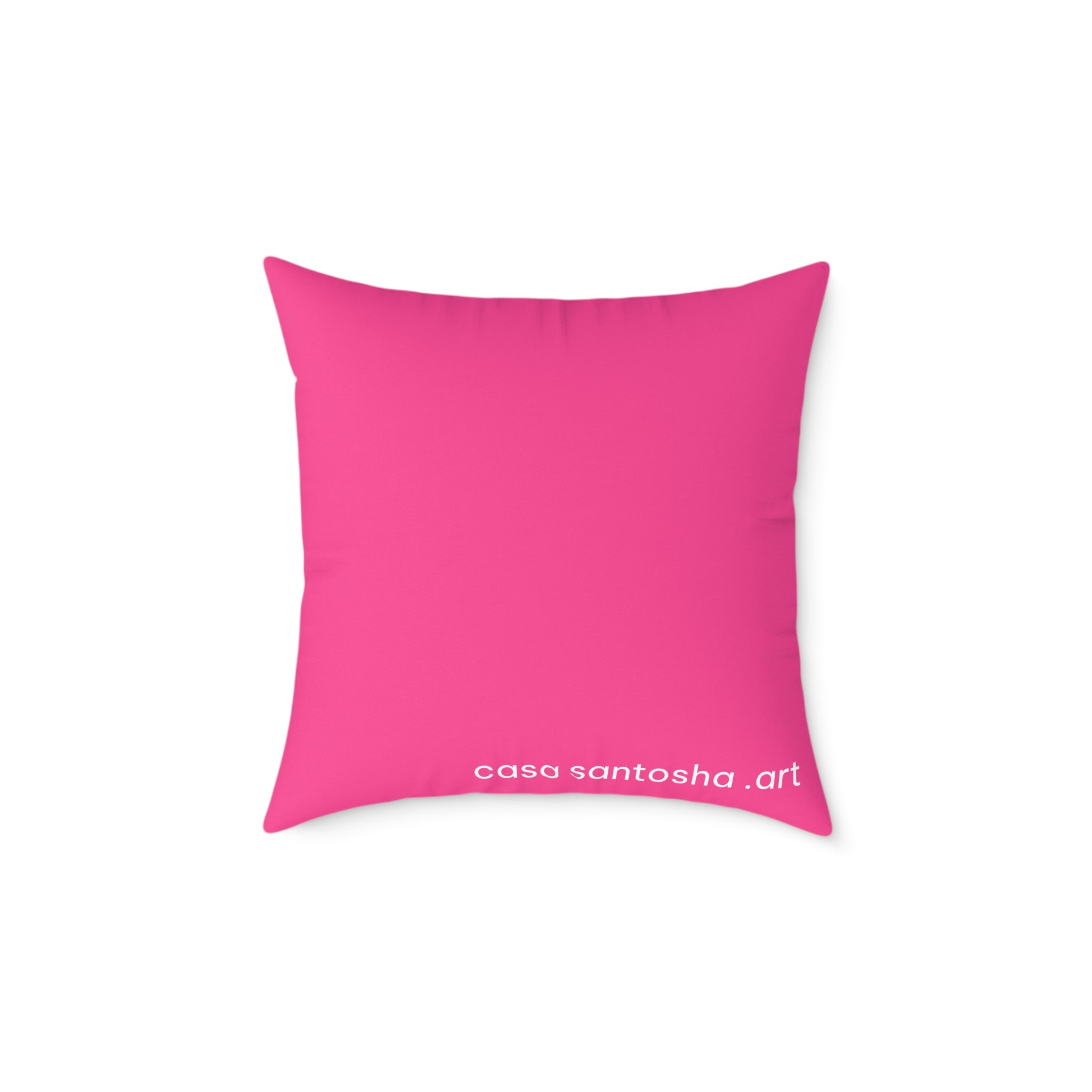Cyclops Flamingo Family Art Canvas Decorative Pillow