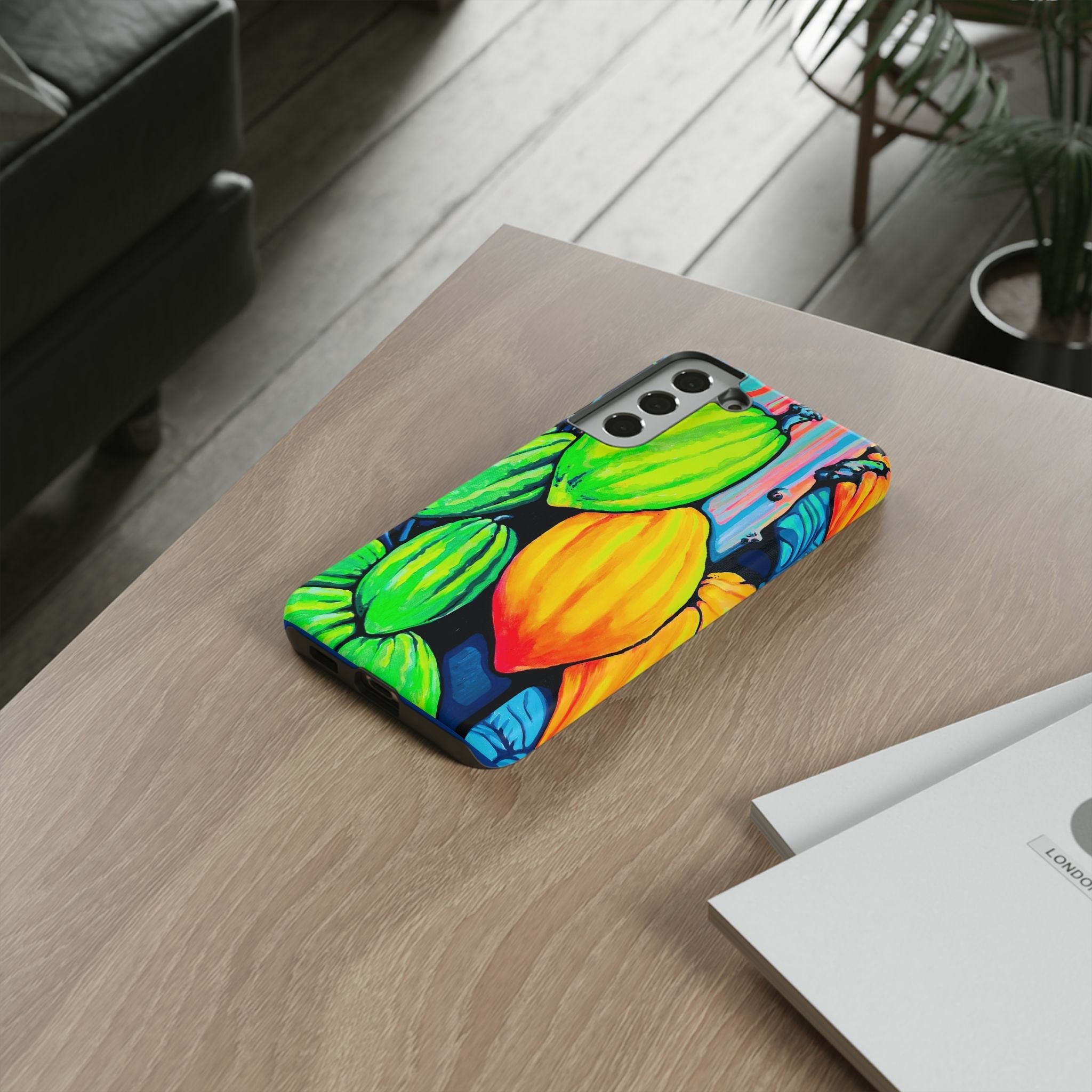Neon Cacao Tough Phone Case