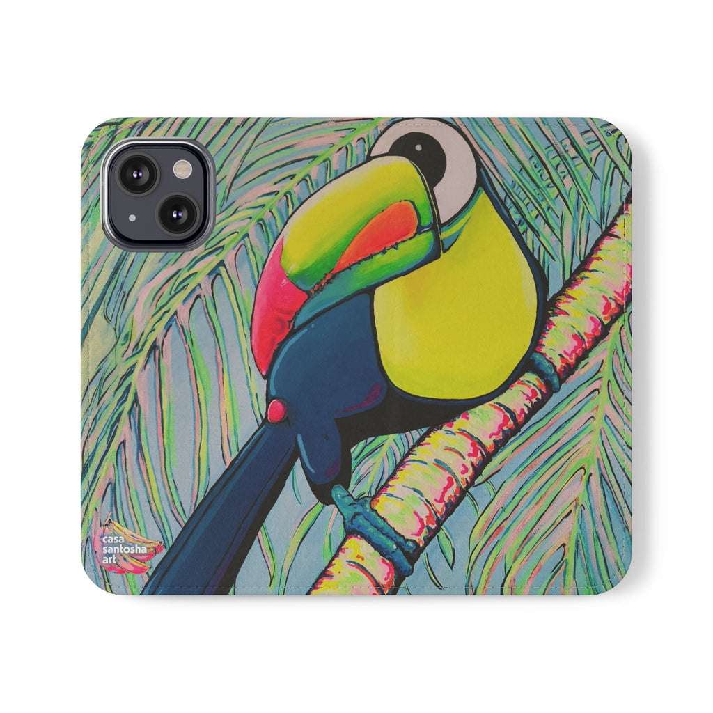 Cyclops Toucan Flip Phone Case – Wallet Cover with Card Slots