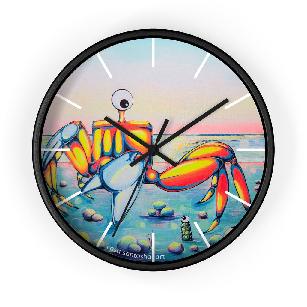 Cyclops Crab Pop Art Wall Clock