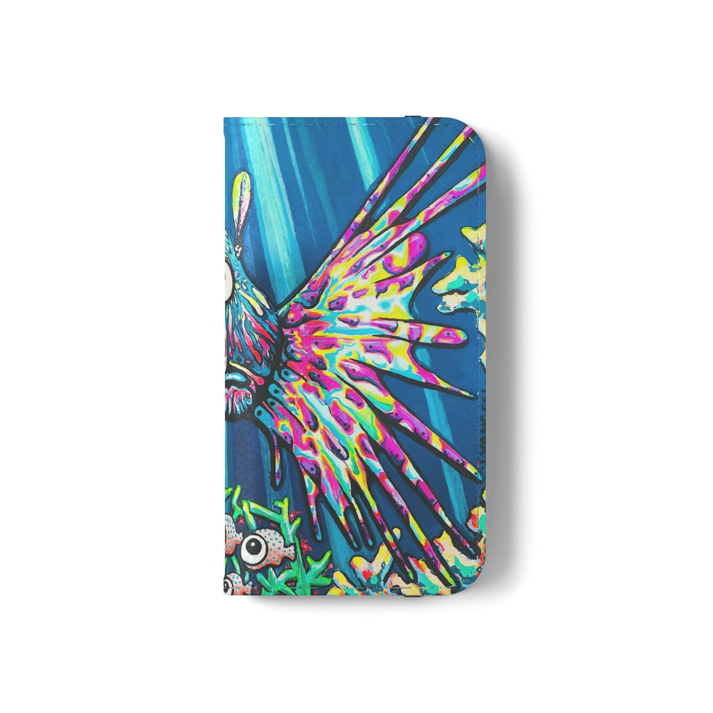 Cyclops Lionfish Flip Phone Case – Wallet Cover with Card Slots