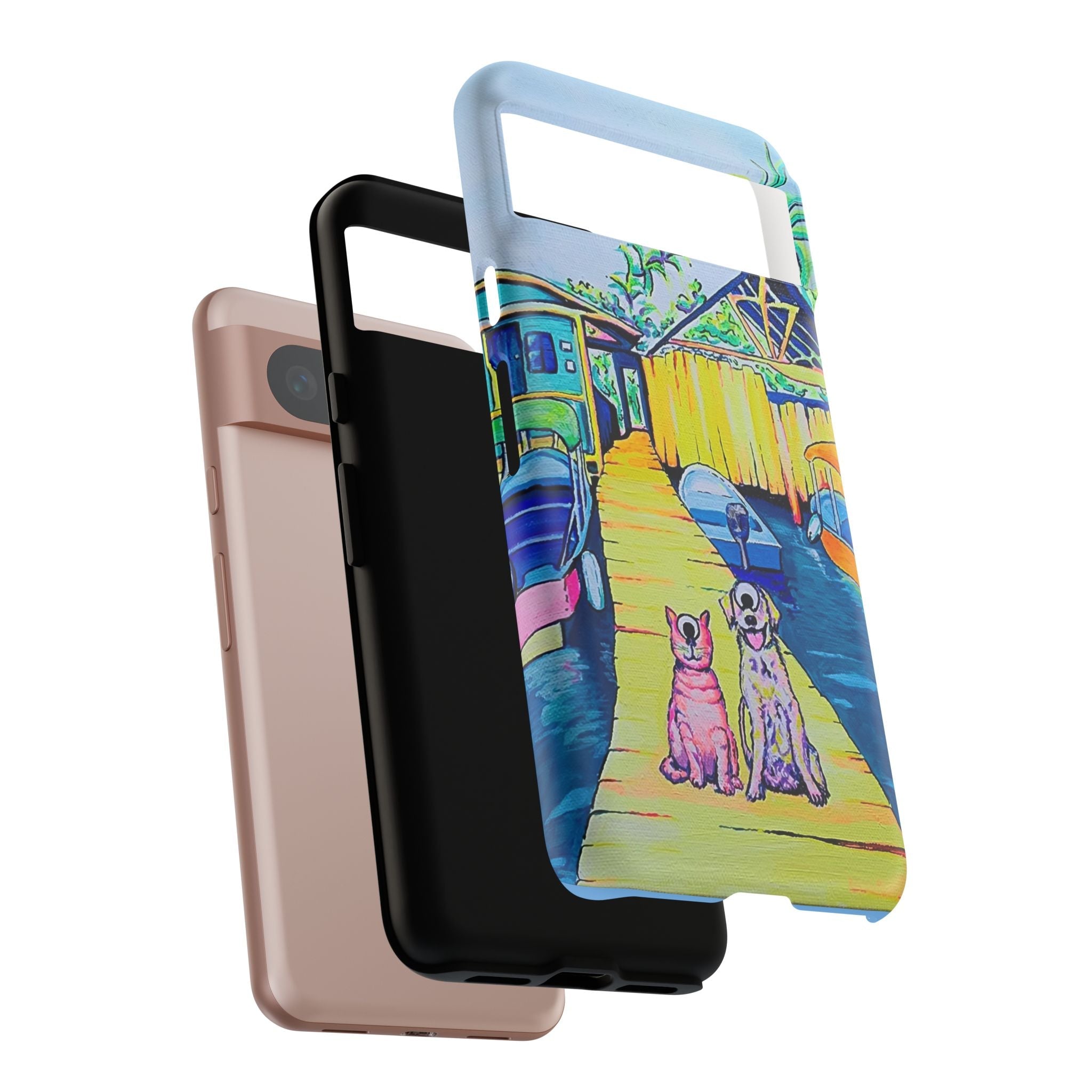 Cyclops Cat and Dog in Bocas Tough Phone Case