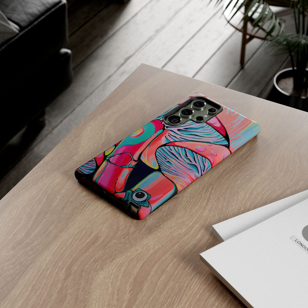 Trippy Mushrooms Tough Phone Case
