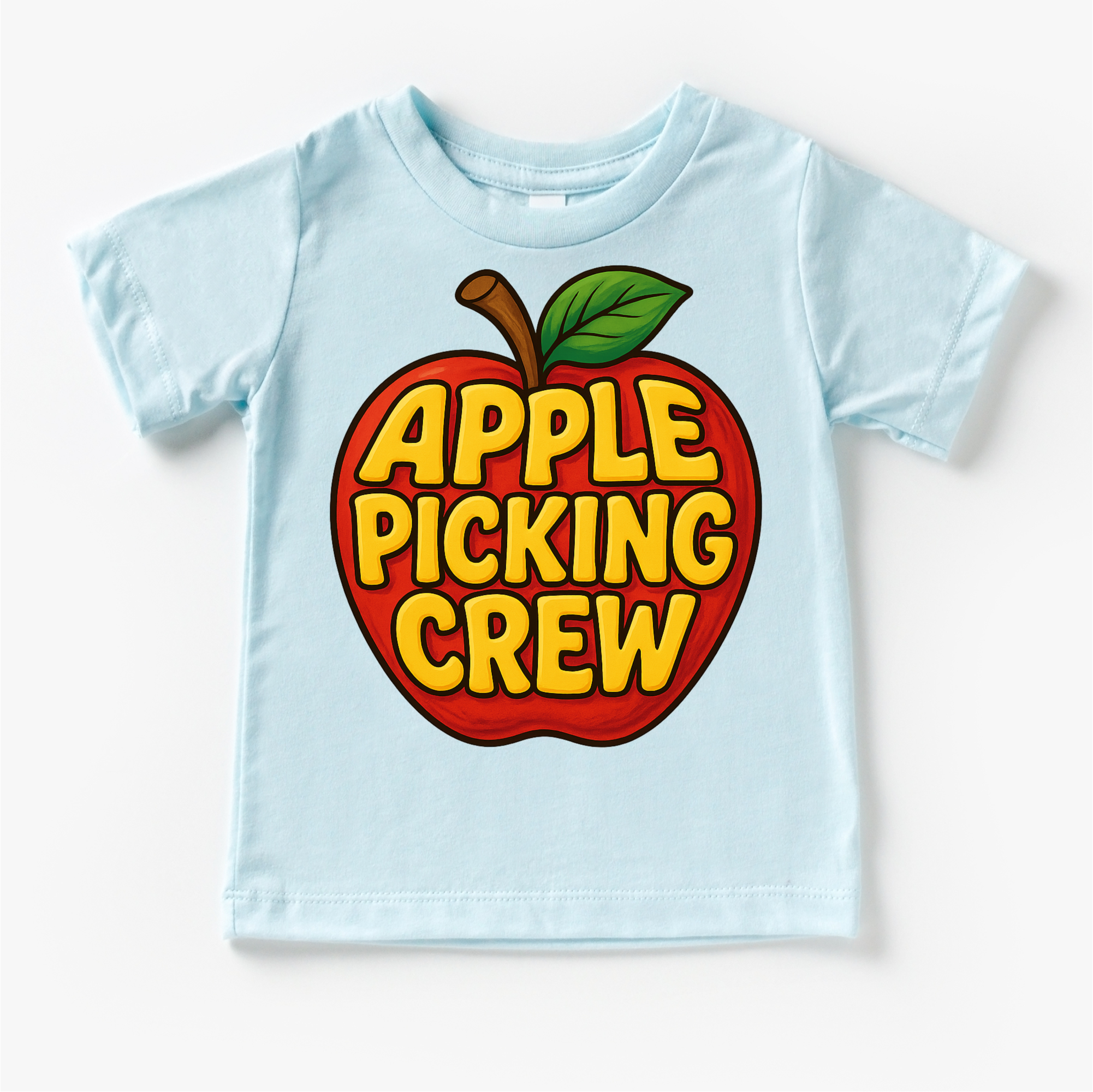 Apple Picking Crew Fall Shirt - Apple Picking Orchard Tee