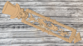Haunted Mansion Skull Vertical Porch Leaner DIY Unfinished Kit