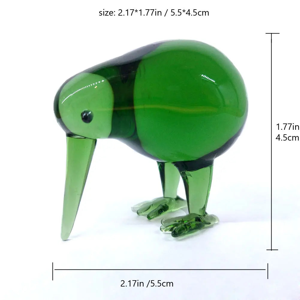 DecorBites™ Glassblown Animal Figurines Crystal Statuette Collectible Home Decor Gift