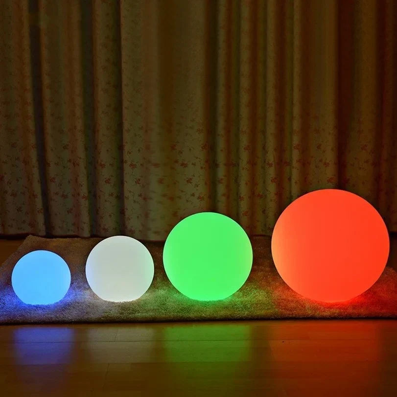 DecorBites™ Glowing Ball LED Floor Lamp with Remote Control for Bedroom and Living Room