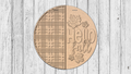 HELLO Fall Side Plaid Door Hanger - DIY Unfinished Kit - Lvl 2