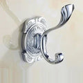 DecorBites™ Gold Chrome Wall Hooks, Clothes Hanger, Towel Coat Robe Hook Set