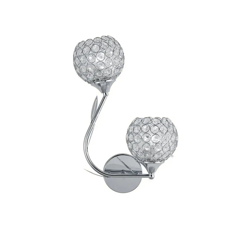 DecorBites™ Golden Crystal Wall Lamps - Luxury Lighting Fixtures for Home Decor