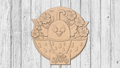 Hello Spring Umbrella Chick Door Hanger - DIY Unfinished Kit - Lvl 2