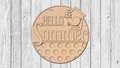 Hello Summer Bird House Door Hanger - DIY Unfinished Kit - Lvl 2