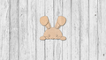 Interchangeable Welcome Porch Leaner - Bunny - Unfinished Accent