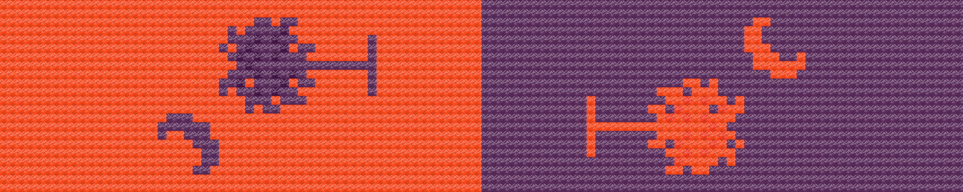 Key Fob - Palmetto Moon Orange Purple Combo