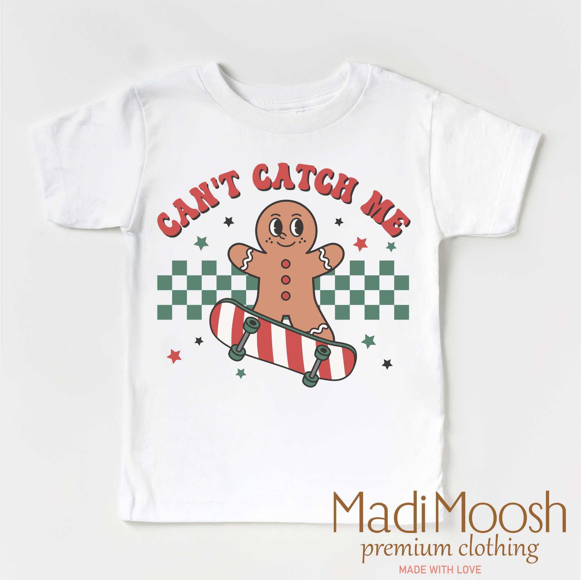 Can't Catch Me Gingerbread Man Christmas Shirt - Christmas Tee