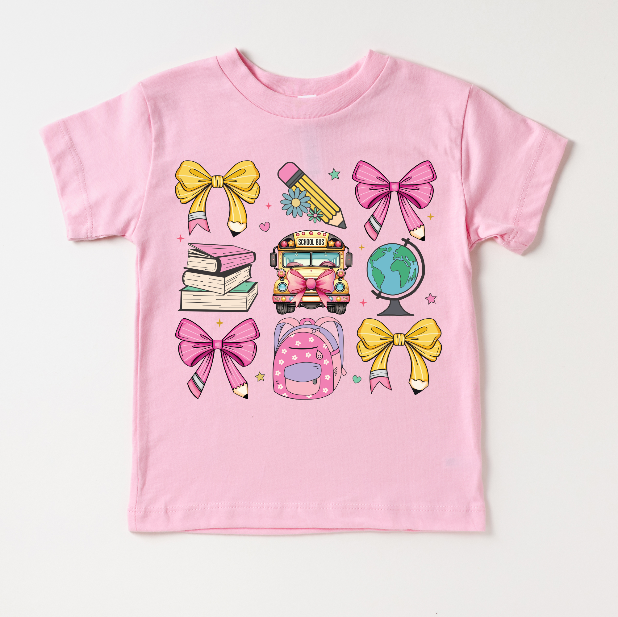 Bows And Pencils Back To School Shirt - Cute School Tee