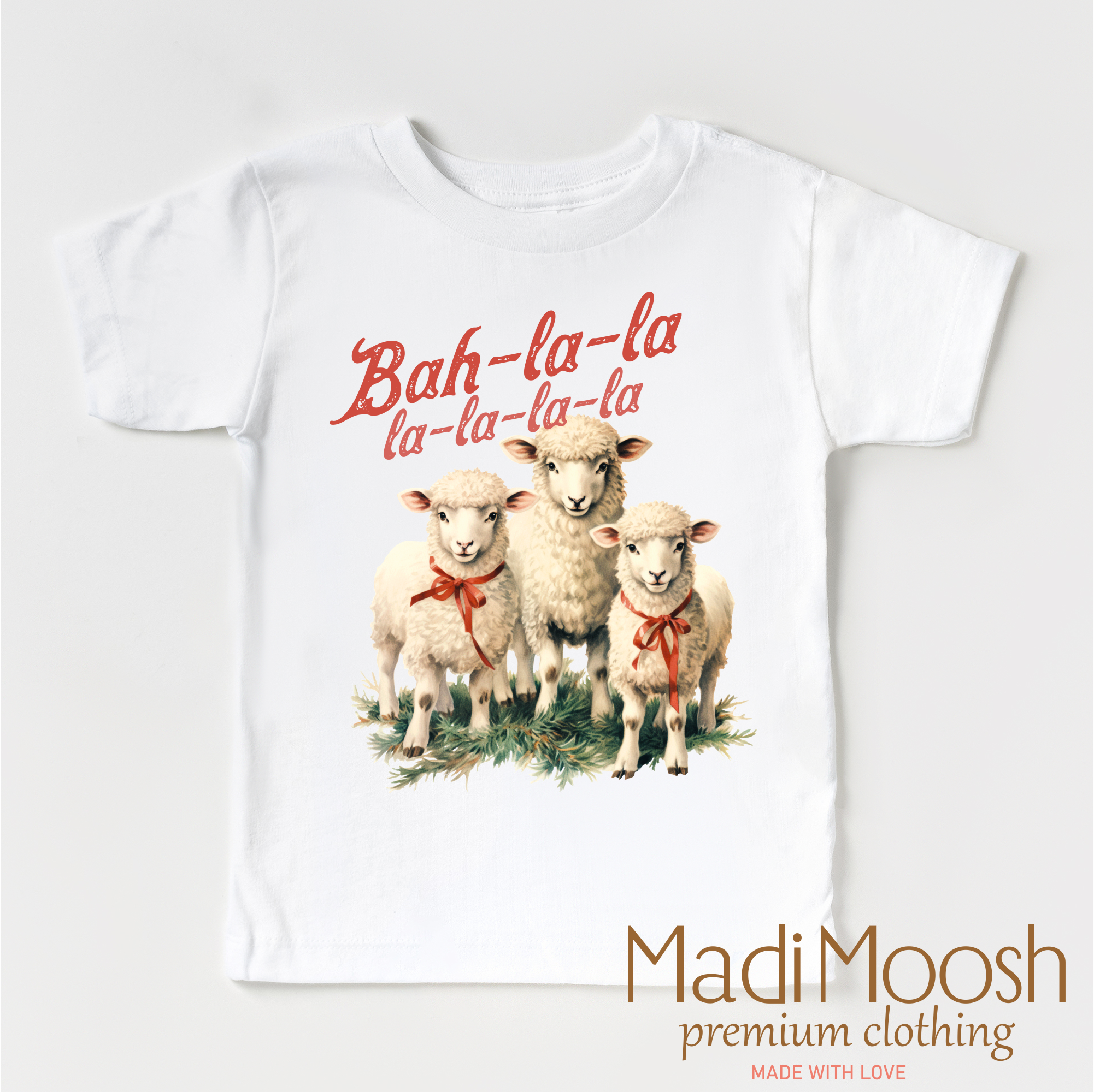 Bah-La-La-La Lamb Christmas Shirt - County Christmas Tee