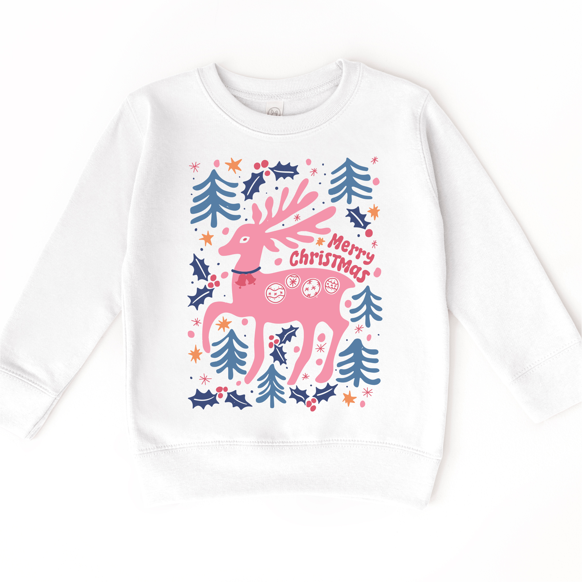 Boho Reindeer Christmas Shirt -  Long Sleeve Tees & Sweatshirts