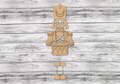 Large Nutcracker Vertical Porch Leaner DIY Unfinished Kit