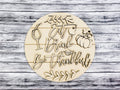 Eat Drink Be Thankful 18inch Door Hanger Unfinished Kit