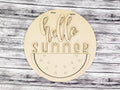3D hello Summer Watermelon Door Hanger Unfinished Kit