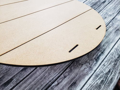 5Pk - 1/4" MDF Faux Shiplap Wood Round