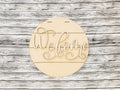 Fancy Welcome Door Hanger Unfinished Kit