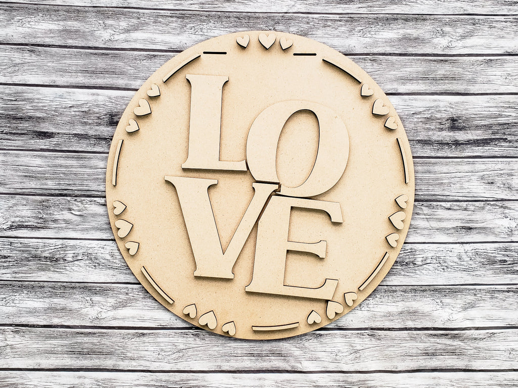 LOVE with Heart Boarder