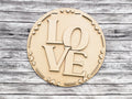 LOVE with Heart Boarder