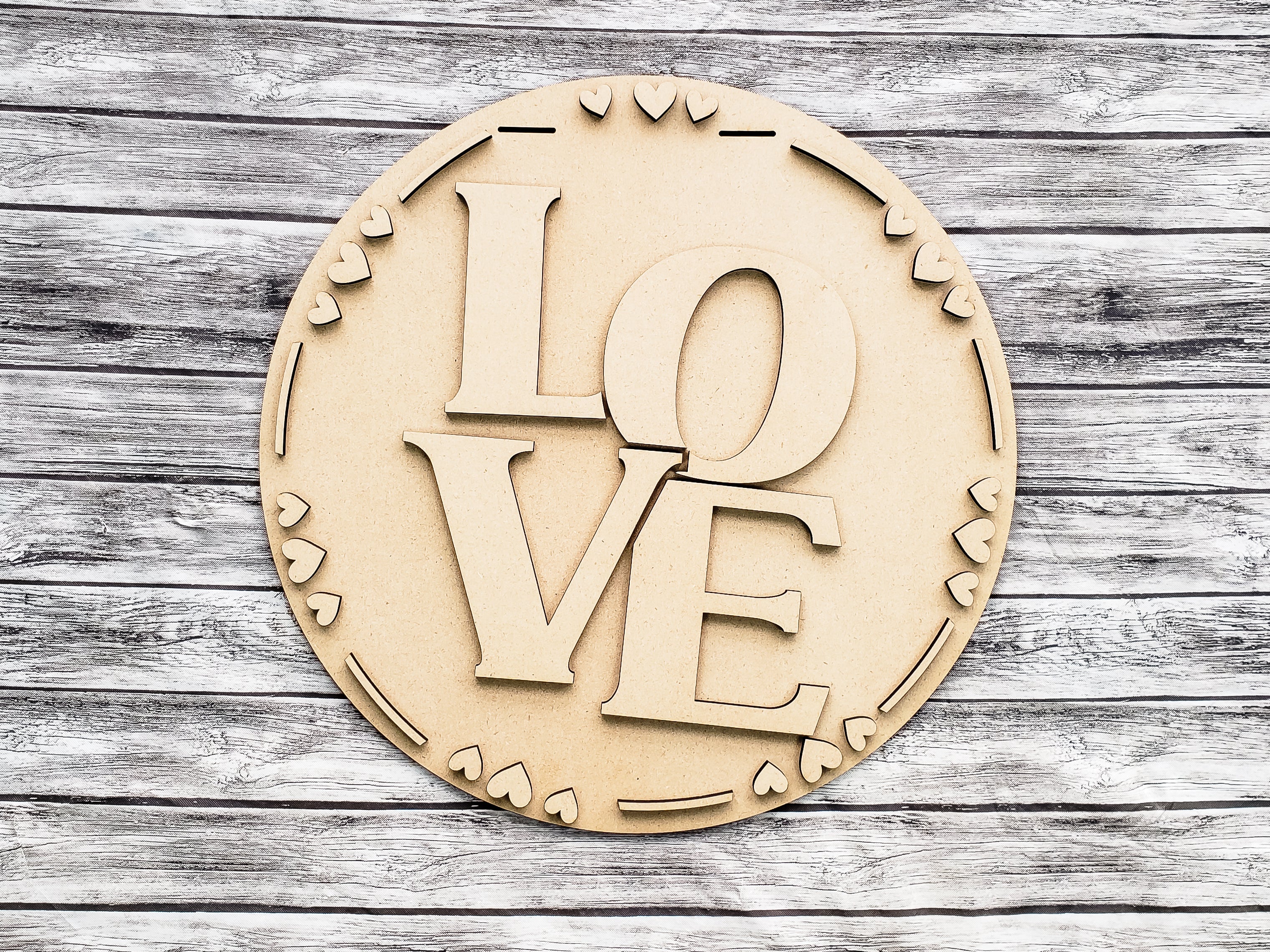 LOVE with Heart Boarder