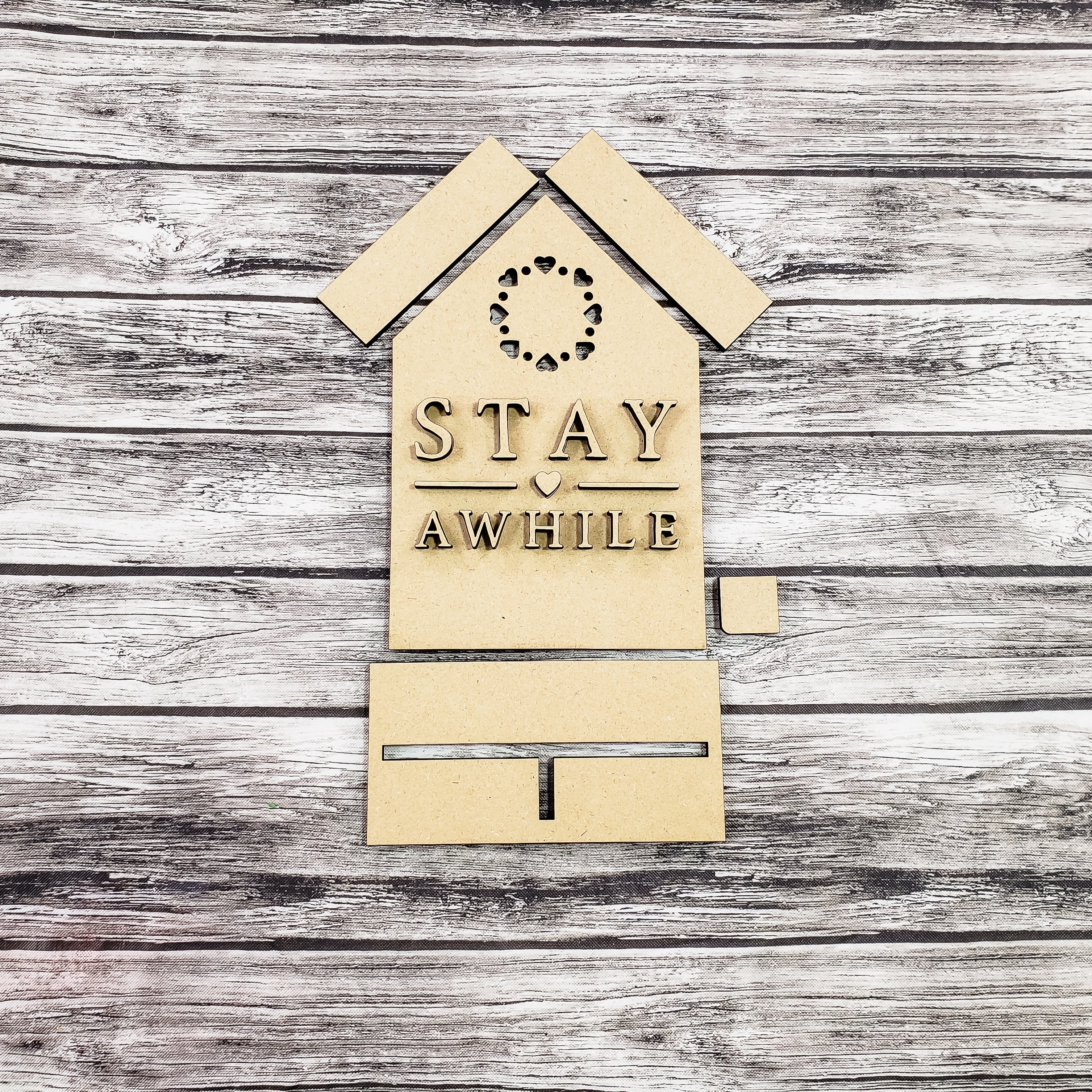Small Standing House Unfinished Kit