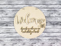 Welcome-ish Door Hanger Unfinished Kit