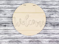 Welcome Big Band Door Hanger Unfinished Kit