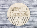 Happy Camper Door Hanger Unfinished Kit