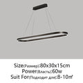 DecorBites™ LED Aluminum Ceiling Chandelier for Kitchen Living Room Modern Nordic Design