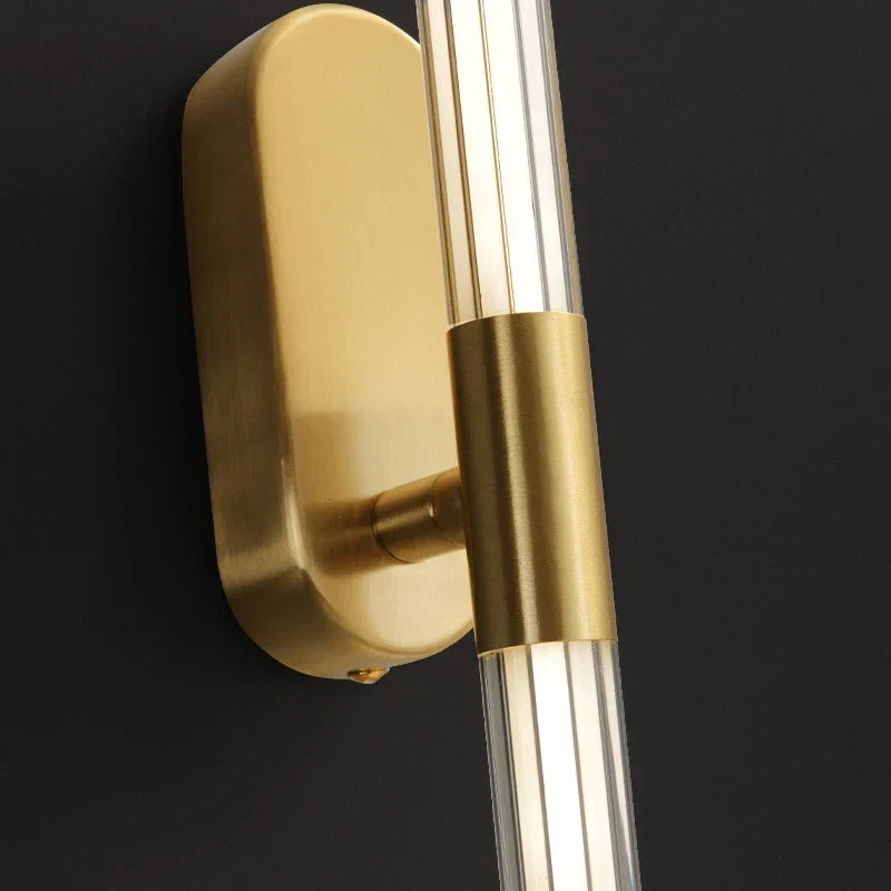 DecorBites™ Gold Geometric Lines Wall Lamps for Modern Luxury Home Decor