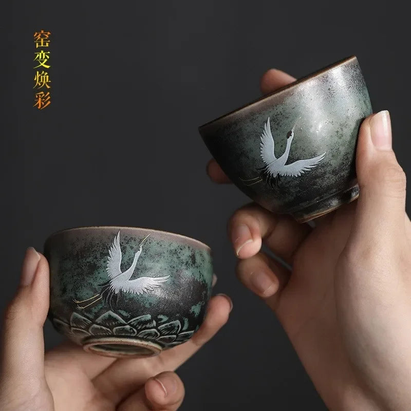 DecorBites™ Japanese Ceramic Coffee Cup Porcelain Tea Mug Drinkware Pottery Water Mugs