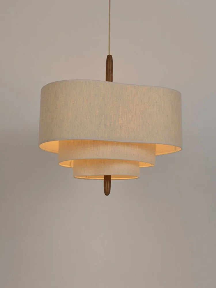 DecorBites™ Japanese Fabric Chandelier Retro Style Pendant Light for Living Room, Bedroom, Restaurant, Hotel