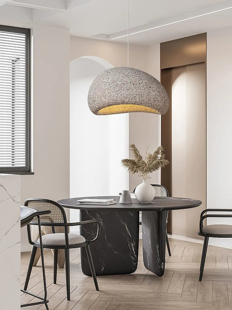 DecorBites™ Japanese Wabi Sabi LED Pendant Lamp Modern Simple Living Room Bedroom Chandelier