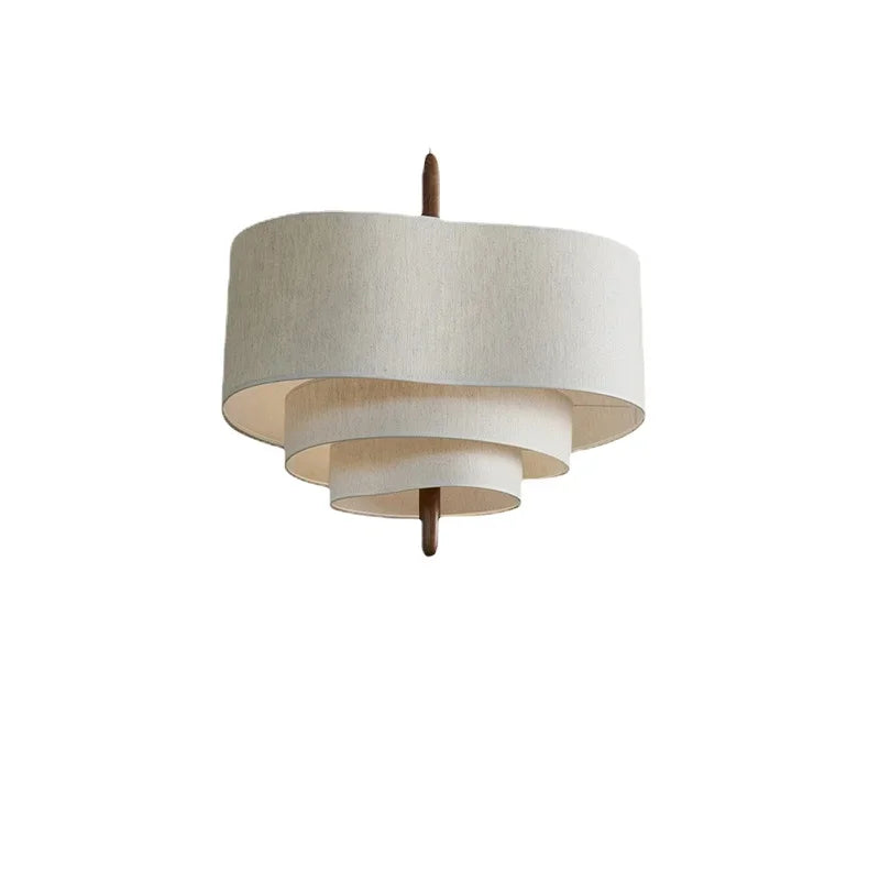DecorBites™ Japanese Fabric Chandelier Retro Style Pendant Light for Living Room, Bedroom, Restaurant, Hotel