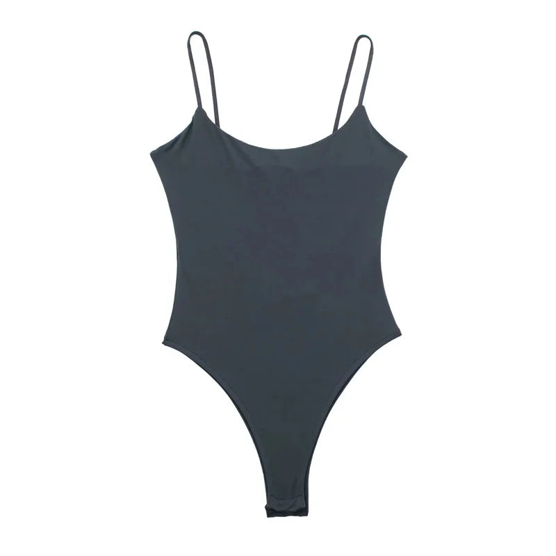 MUJER 2025 Sexy Tight Bodys for Women White Black Backless Bodysuit Women One Pieces Jumpsuits for Women Sexy Lingerie Bodysuit