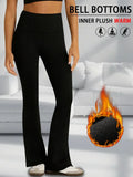 Women's Super Soft Flare Pants High Waisted Tummy Control Workout Yoga Leggings Bell Bottoms