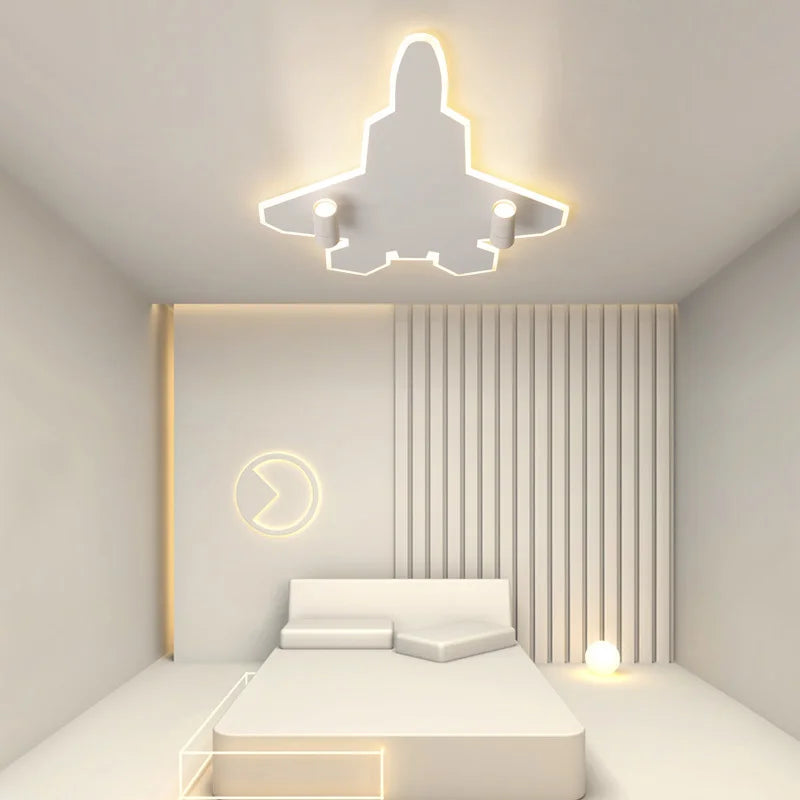 DecorBites™ Kids Ceiling Lights Cartoon Boys Bedroom Creative Eye Protection LED Lighting