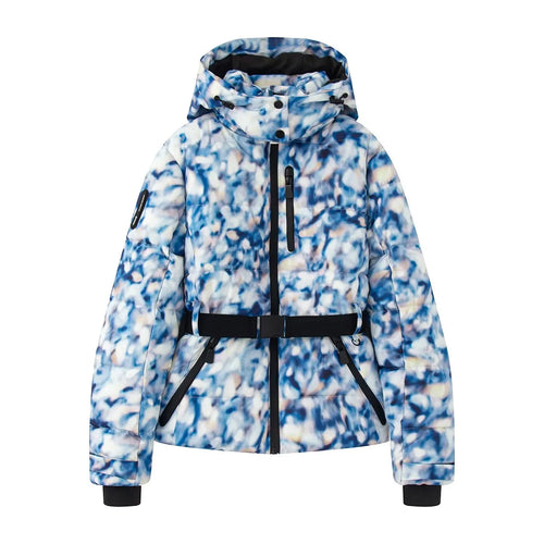 2025 Women Winter Hooded Down Jackets With Belt Lady Warm Thick Long Sleeve Stand Collar Parkas Padded Coats Sports Ski Outdoor