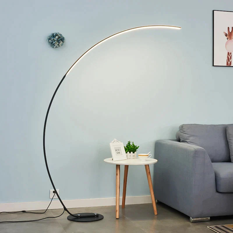 DecorBites™ LED Art Floor Lamp Dimmable Remote RGB Living Room Bedroom Decor