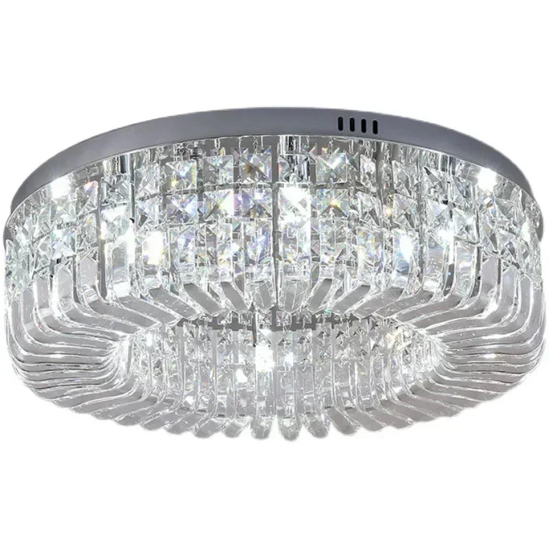 DecorBites™ Gold Crystal Pendant Chandelier for Modern Dining Room Lighting
