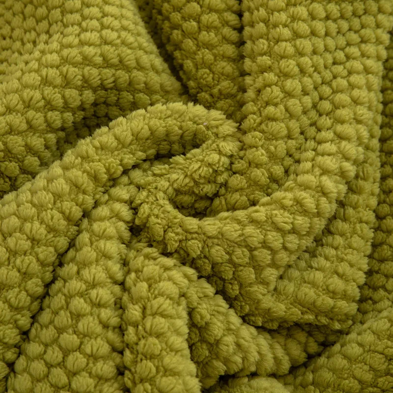 DecorBites™ High-Density Plush Double-Layer Blanket - Multi-Functional and Cozy Warmth