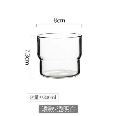 DecorBites™ Gourd Shape Glass Mug Cup for Coffee, Whiskey, Wine, and More