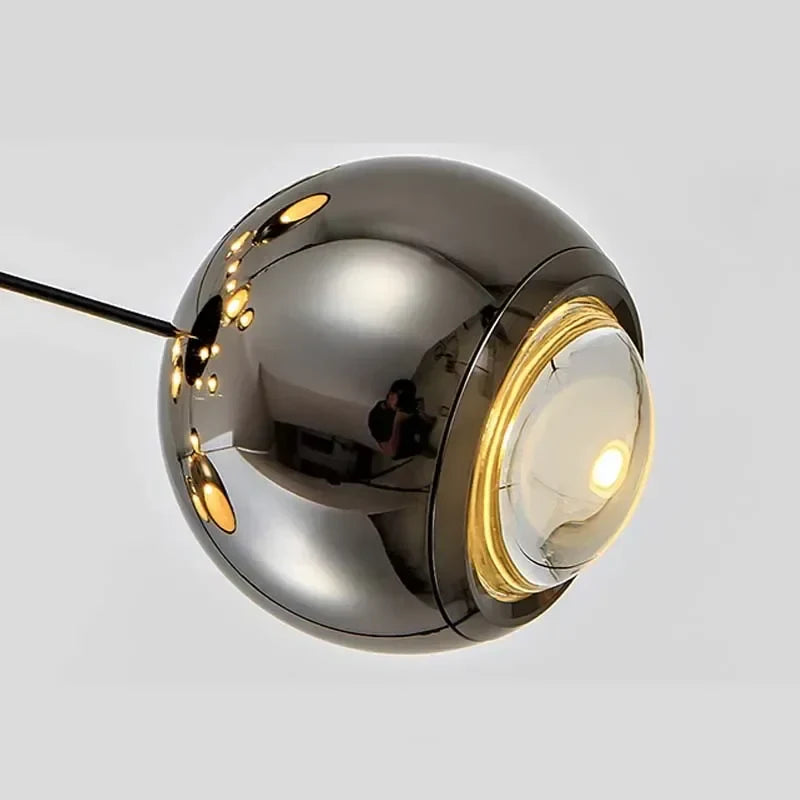 DecorBites™ Gold Ball Crystal Chandelier | Modern Art Decor Lighting Fixture