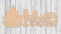Hey Turkey Vertical Porch Leaner DIY Unfinished Kit